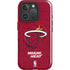 NBA Miami Heat Red Primary Logo iPhone 16 Pro Magsafe Impact Case
